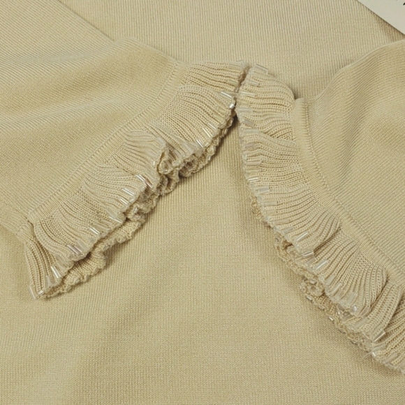 PURSUITS, Ltd. Silk Blend Embellished NWT Sweater NWT - Picture 4 of 15
